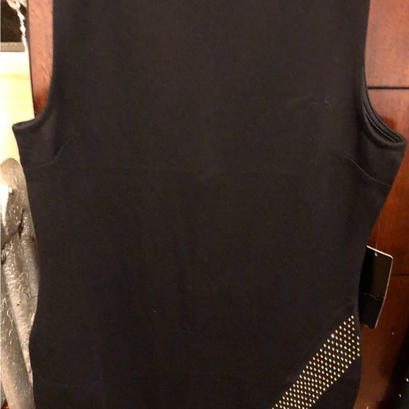 Bebe Asymmetric Hem Embellished Mini Dress - Picture 5 of 7